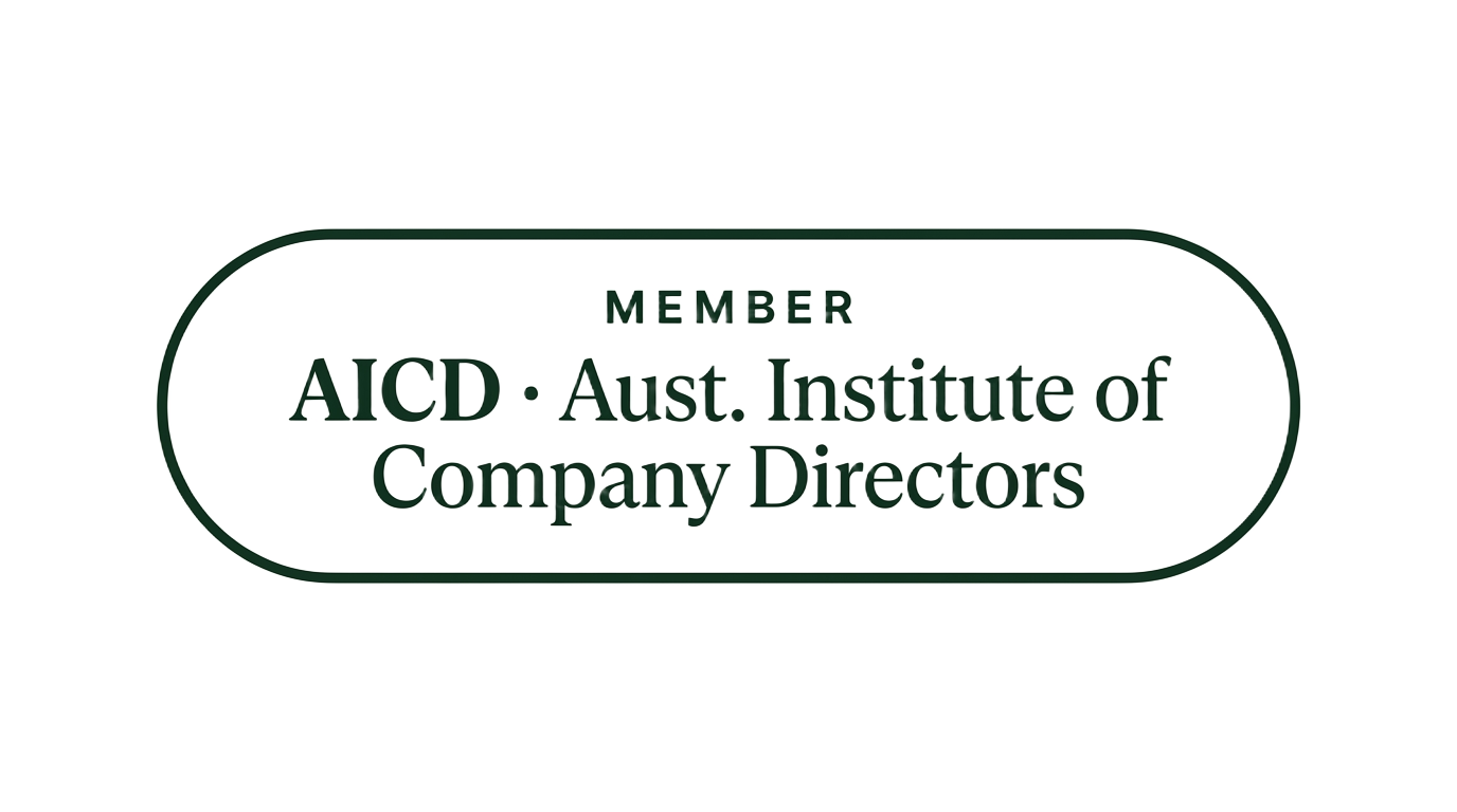 Member, Australian Institute of Company Directors (AICD)
